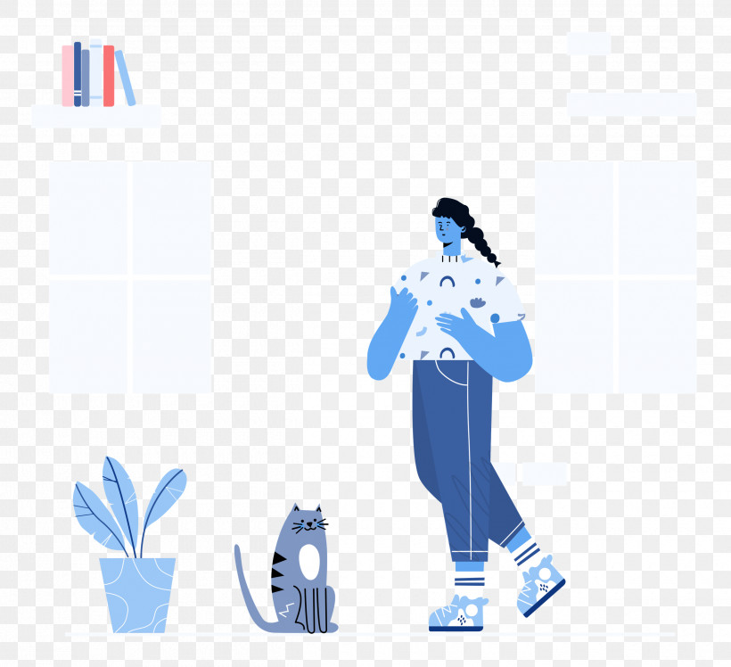 Staying Home Woman, PNG, 2500x2283px, Staying Home, Cartoon, Electric Blue M, Logo, Shoe Download Free