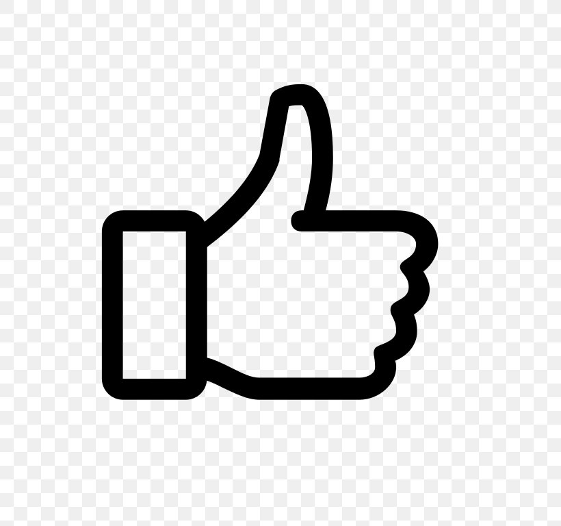Thumb Signal, PNG, 768x768px, Thumb Signal, Area, Black And White, Facebook Like Button, Finger Download Free