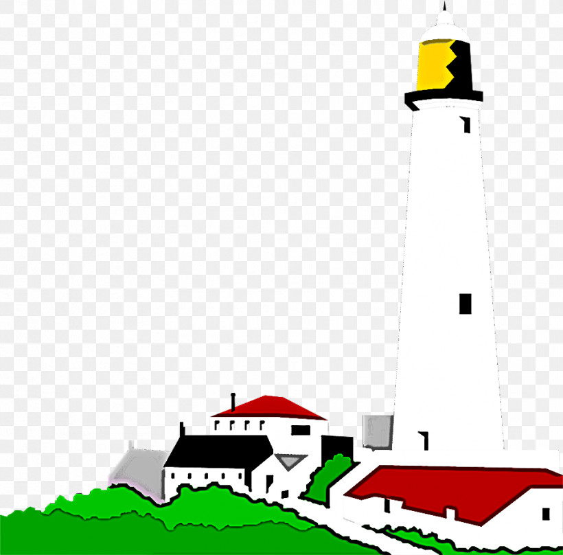 Tower Lighthouse Line, PNG, 958x945px, Tower, Lighthouse, Line Download Free