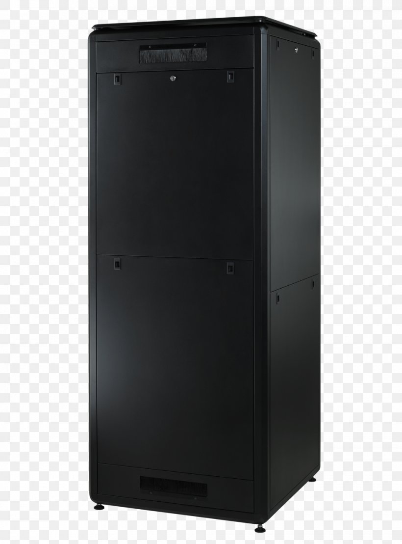 Computer Cases & Housings Rubbish Bins & Waste Paper Baskets Cabinetry 19-inch Rack, PNG, 980x1325px, 19inch Rack, Computer Cases Housings, Armoires Wardrobes, Baie, Black Download Free