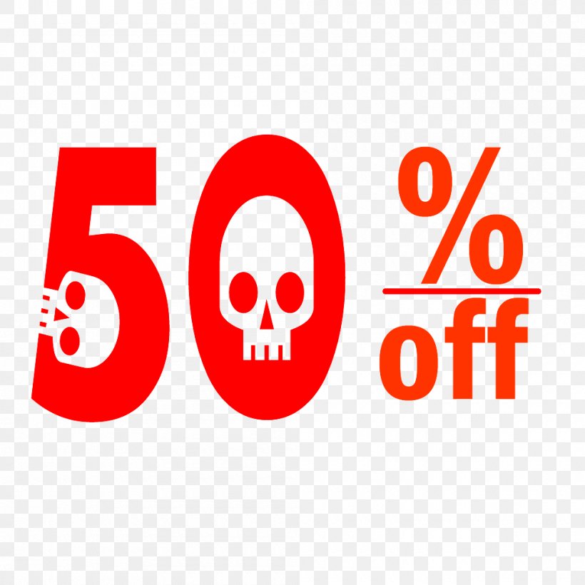 Halloween 50% Discount Tag., PNG, 1000x1000px, Smile M, Area, Brand, Brazil, Logo Download Free