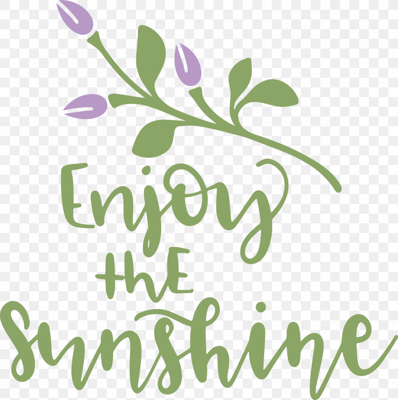 Sunshine Enjoy The Sunshine, PNG, 2984x3000px, Sunshine, Floral Design, Lavender, Leaf, Logo Download Free