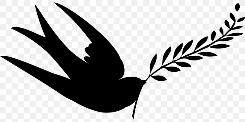 Bird Swallow Silhouette Clip Art, PNG, 1280x640px, Bird, Animal, Beak, Bird Nest, Black And White Download Free