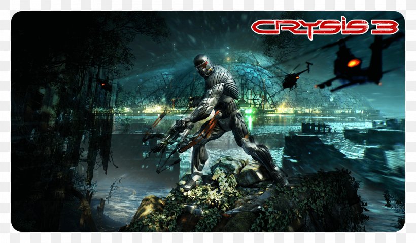 Crysis 3 Video Game Progress Warrior Xbox 360 Desktop Wallpaper, PNG, 2028x1188px, Crysis 3, Action Figure, Computer, Crysis, Crytek Download Free