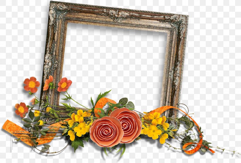 Picture Frames Cut Flowers Wreath, PNG, 846x573px, Picture Frames, Cut Flowers, Decor, Flora, Floral Design Download Free