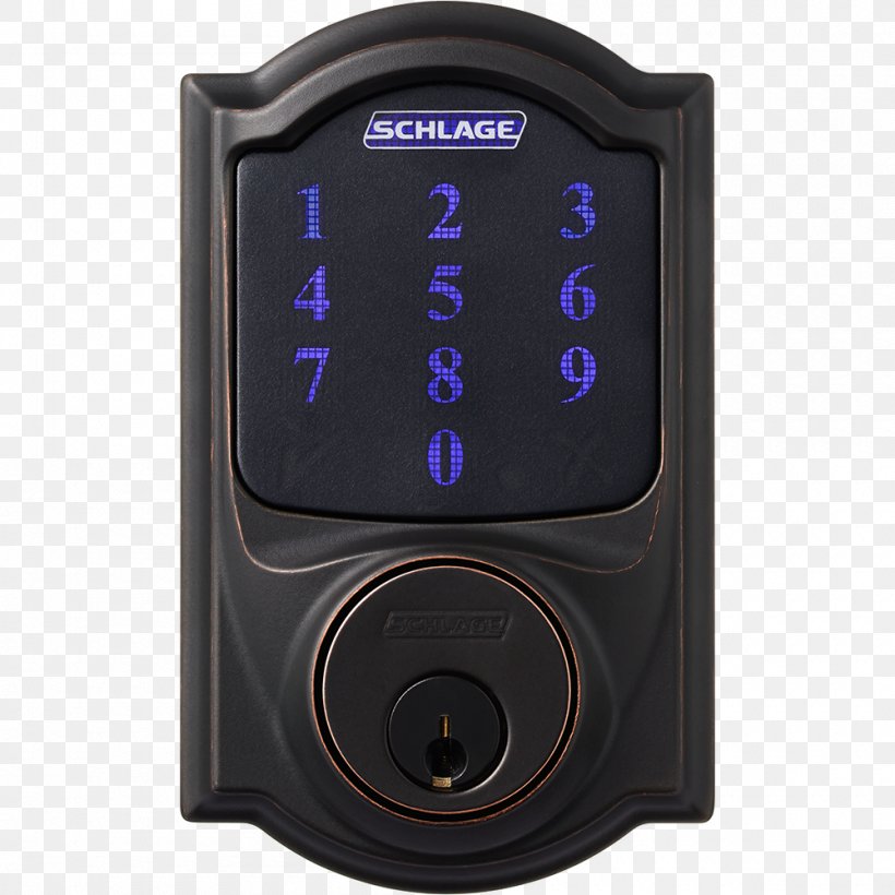 Schlage Dead Bolt Electronic Lock Door Handle, PNG, 1000x1000px, Schlage, Dead Bolt, Door, Door Handle, Door Security Download Free