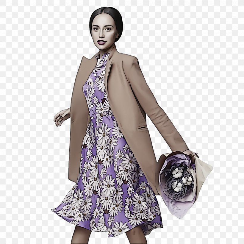 Clothing Purple Violet Dress Fashion Model, PNG, 2000x2000px, Clothing, Dress, Fashion, Fashion Model, Formal Wear Download Free