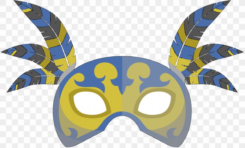 Mask Masquerade Ball Image Carnival, PNG, 1870x1133px, Mask, Ball, Blue, Carnival, Cartoon Download Free