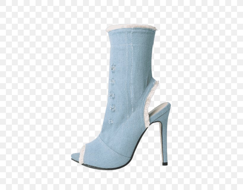 Boot High-heeled Shoe Bandeau Sandal, PNG, 480x640px, Boot, Ankle, Bandeau, Denim, Fashion Download Free