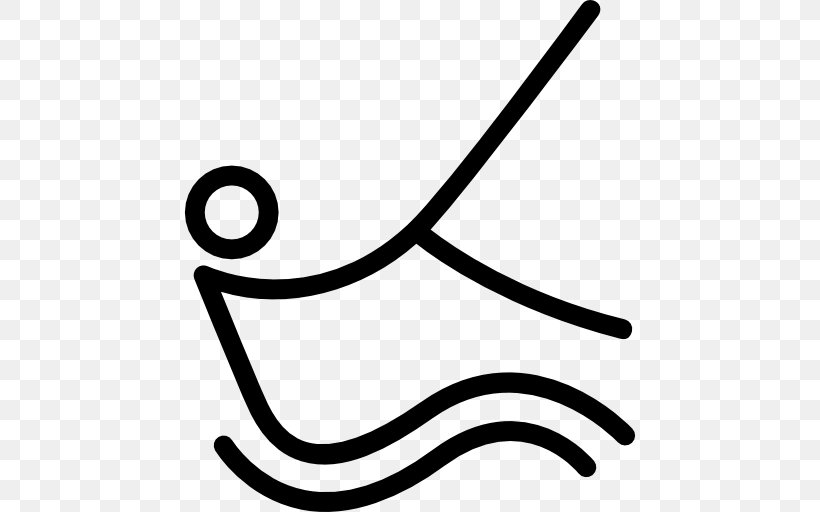 Sport Swimming Symbol, PNG, 512x512px, Sport, Black And White, Golf, Swimming, Symbol Download Free