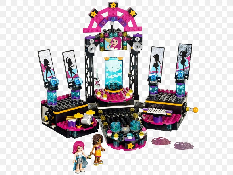 LEGO 41105 Friends Pop Star Show Stage Amazon.com LEGO Friends Hamleys, PNG, 1500x1125px, Amazoncom, Bricklink, Doll, Hamleys, Lego Download Free