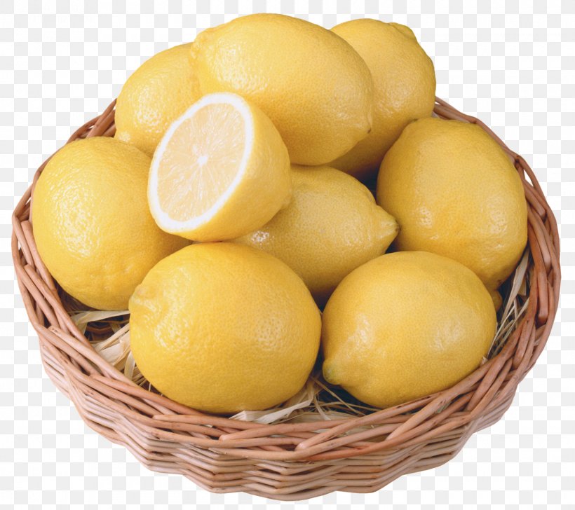 Lemon Fruit Seed Food, PNG, 1600x1422px, Lemon, Basket, Citrus, Citrus Fruit, Food Download Free