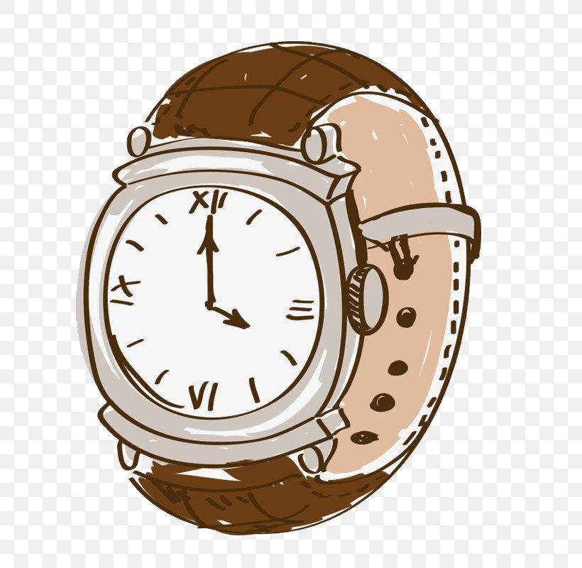 Analog Watch Watch Brown Clock Watch Accessory, PNG, 800x800px, Analog Watch, Beige, Brown, Clock, Hardware Accessory Download Free