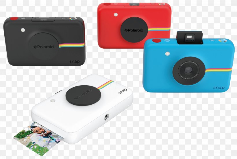 Instant Camera Printing Zink Polaroid Corporation, PNG, 3000x2013px, Instant Camera, Black And White, Camera, Camera Accessory, Camera Lens Download Free