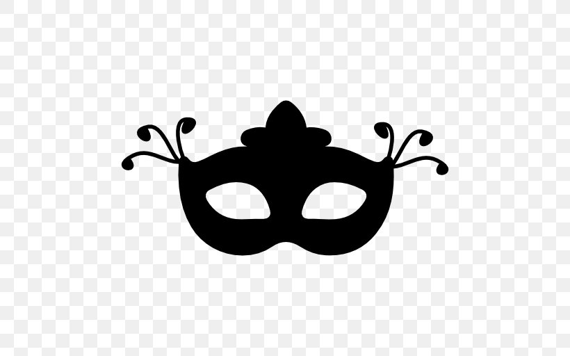 Masquerade Ball Mask Venice Carnival, PNG, 512x512px, Masquerade Ball, Ball, Black And White, Carnival, Drawing Download Free