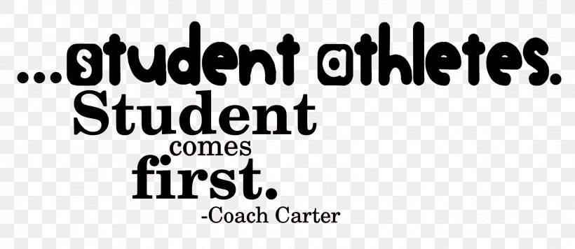 Student Athlete Coach Sport, PNG, 2888x1257px, Student Athlete, Athlete, Black, Black And White, Brand Download Free