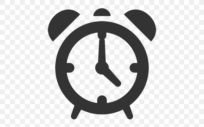 Alarm Clocks Clip Art, PNG, 512x512px, Alarm Clocks, Black And White, Clock, Icon Design, Mantel Clock Download Free