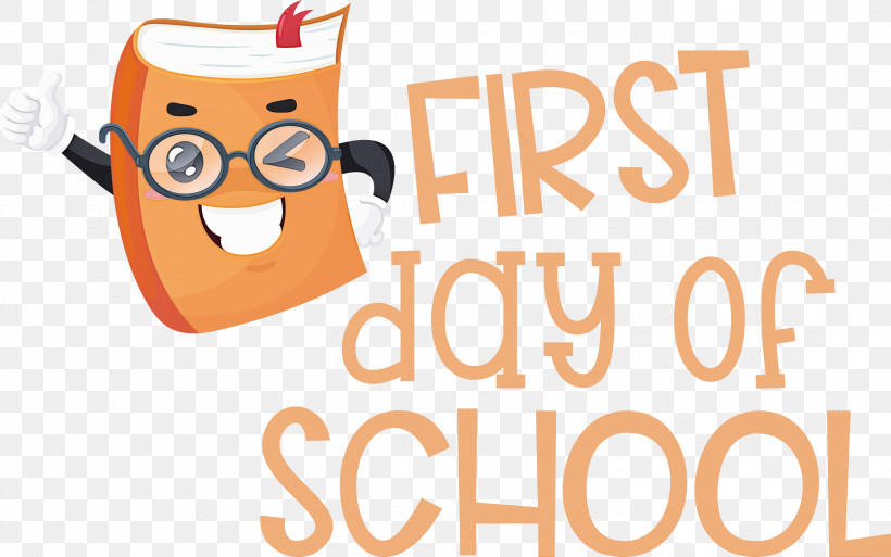 First Day Of School Education School, PNG, 3000x1877px, First Day Of School, Behavior, Cartoon, Education, Glasses Download Free