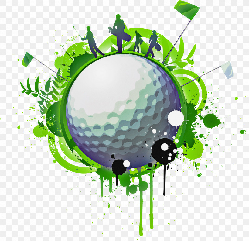 Golf Ball, PNG, 2000x1935px, Golf Ball, Golf Equipment, Grass, Green, Logo Download Free