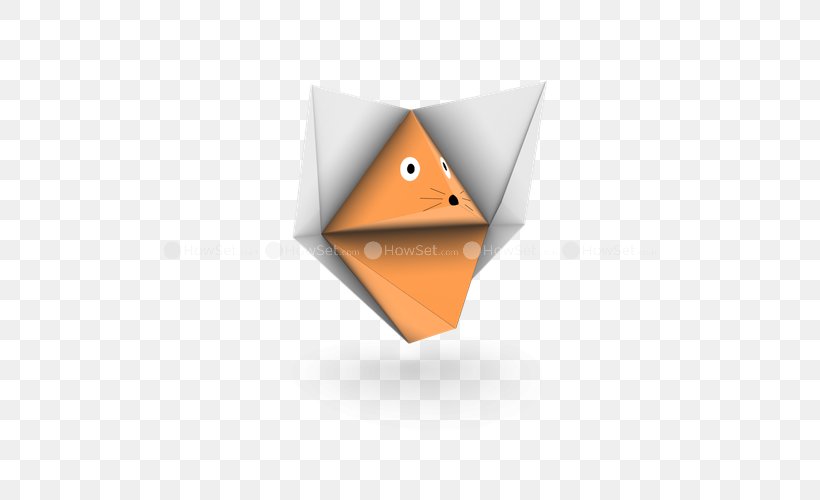 Origami Paper Fox Animal, PNG, 500x500px, Origami Paper, Animal, Art Paper, Child, Forage Cap Download Free