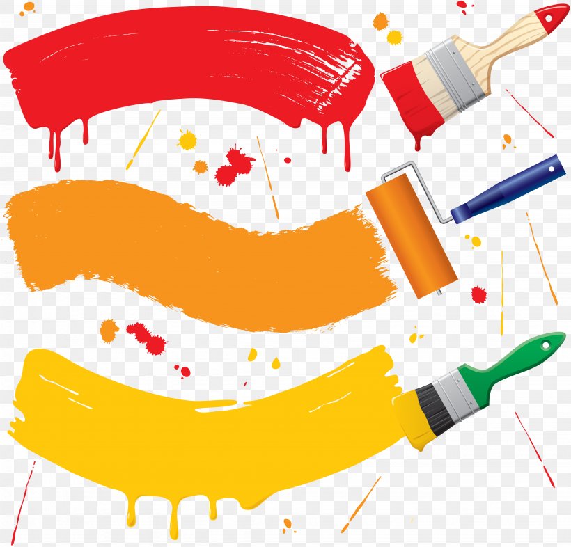 Paint Rollers Painting Brush, PNG, 4516x4334px, Paint, Artwork, Brush, Color, House Painter And Decorator Download Free