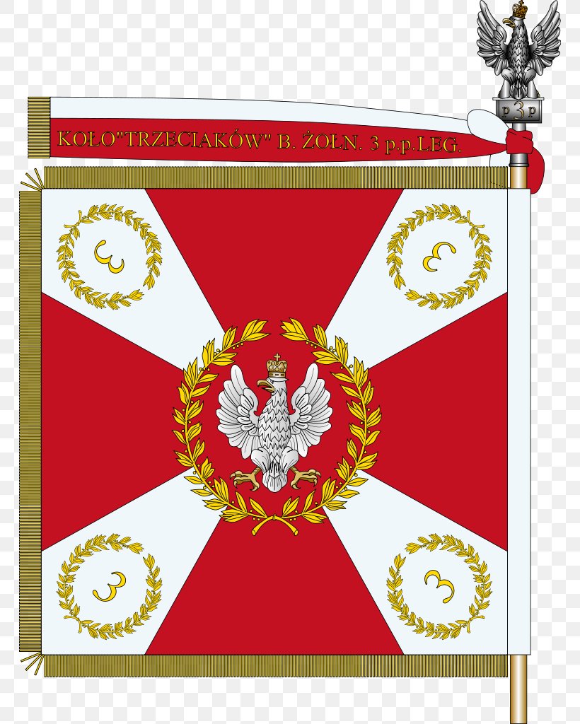 Poland Second Polish Republic 3rd Legions' Infantry Regiment Military Colours, Standards And Guidons, PNG, 766x1024px, Poland, Area, Armia Krajowa, Banner, Border Download Free