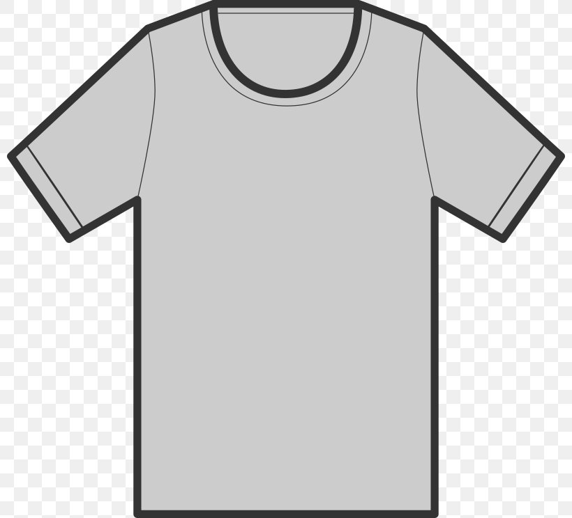 T-shirt Clothing Polo Shirt Clip Art, PNG, 800x744px, Tshirt, Active Shirt, Black, Black And White, Brand Download Free