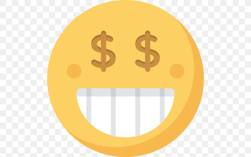 Emoticon Smiley Greed, PNG, 512x512px, Emoticon, Brand, Computer, Computer Servers, Emoji Download Free