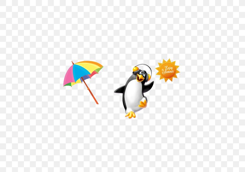 Penguin Umbrella, PNG, 576x576px, Penguin, Auringonvarjo, Beak, Bird, Flightless Bird Download Free