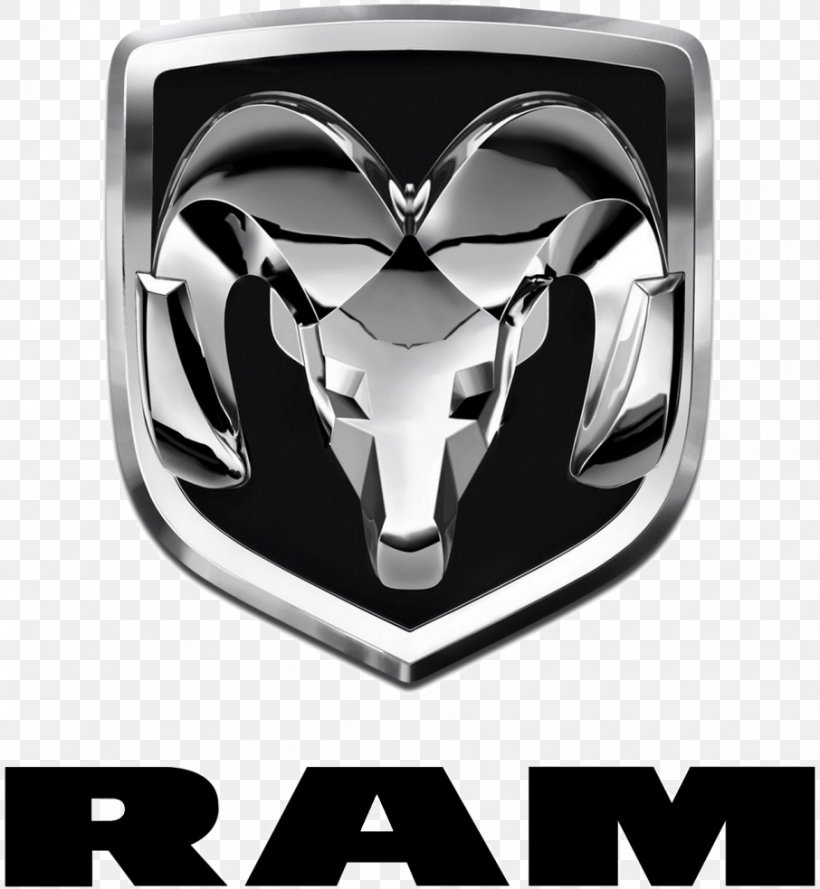 Ram Trucks Ram Pickup Dodge Car Chrysler, PNG, 906x983px, 2019 Ram 1500, Ram Trucks, Automotive Design, Black And White, Brand Download Free