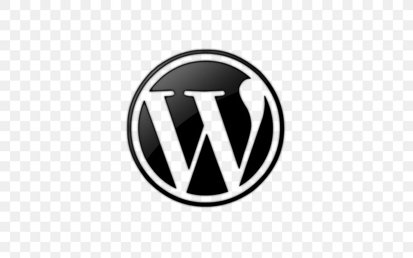 WordPress Plug-in Theme Blog, PNG, 512x512px, Wordpress, Black And White, Blog, Brand, Computer Software Download Free