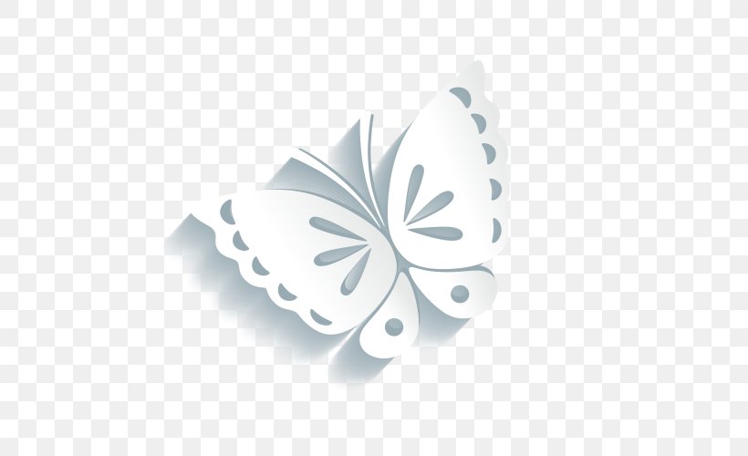 Butterfly Paper Clip Art, PNG, 500x500px, Butterfly, Leaf, Moths And Butterflies, Paper, Petal Download Free
