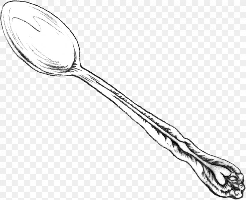 Spoon cutlery. sketch isolated vector. | CanStock