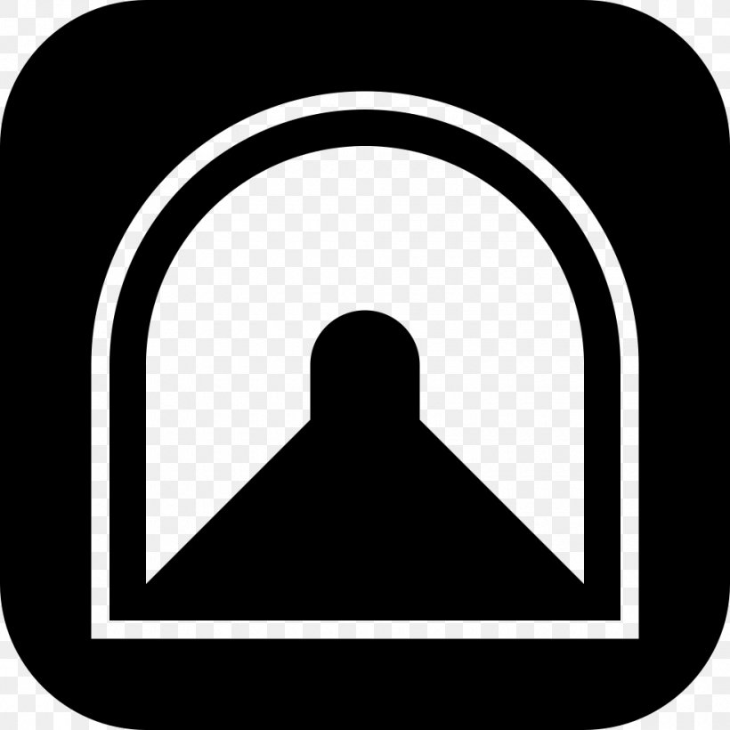 Symbol Tunnel Clip Art, PNG, 980x980px, Symbol, Black And White, Monochrome Photography, Silhouette, Tunnel Download Free