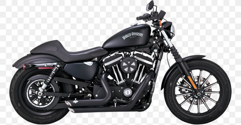 Exhaust System Harley-Davidson Sportster Motorcycle Car, PNG, 758x425px, Exhaust System, Aftermarket, Automotive Exhaust, Automotive Exterior, Automotive Tire Download Free