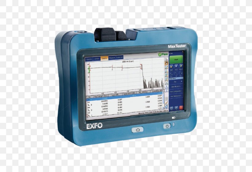 Optical Time-domain Reflectometer Optical Fiber EXFO Passive Optical Network, PNG, 560x560px, Optical Timedomain Reflectometer, Computer Network, Display Device, Electronic Device, Electronics Download Free