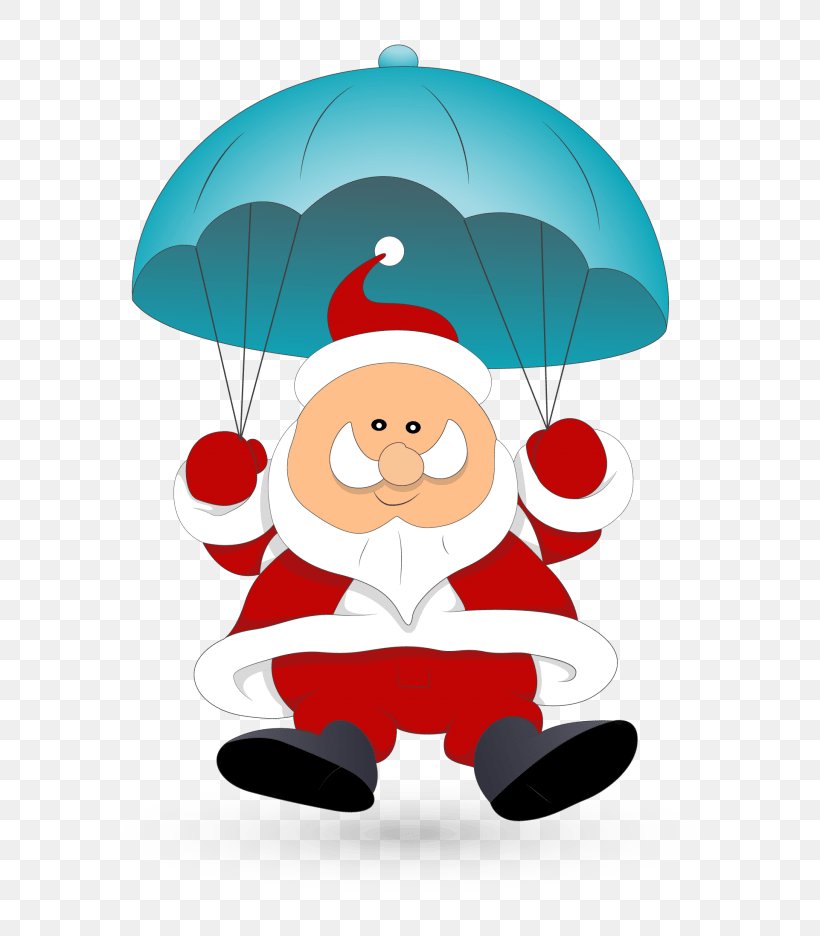 Santa Claus Parachute Clip Art, PNG, 640x936px, Santa Claus, Art, Can Stock Photo, Cartoon, Christmas Download Free