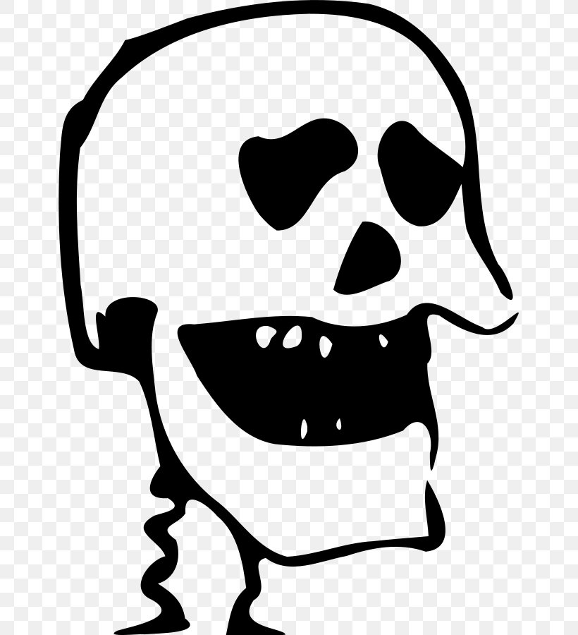 Skull Calavera Clip Art, PNG, 654x900px, Skull, Artwork, Black, Black And White, Bone Download Free