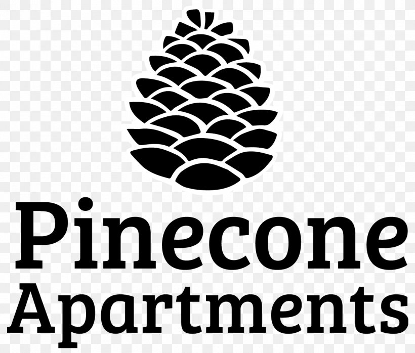 Conifer Cone Logo Tree Pine, PNG, 1350x1150px, Conifer Cone, Apartment, Black, Black And White, Black Pine Cone Download Free