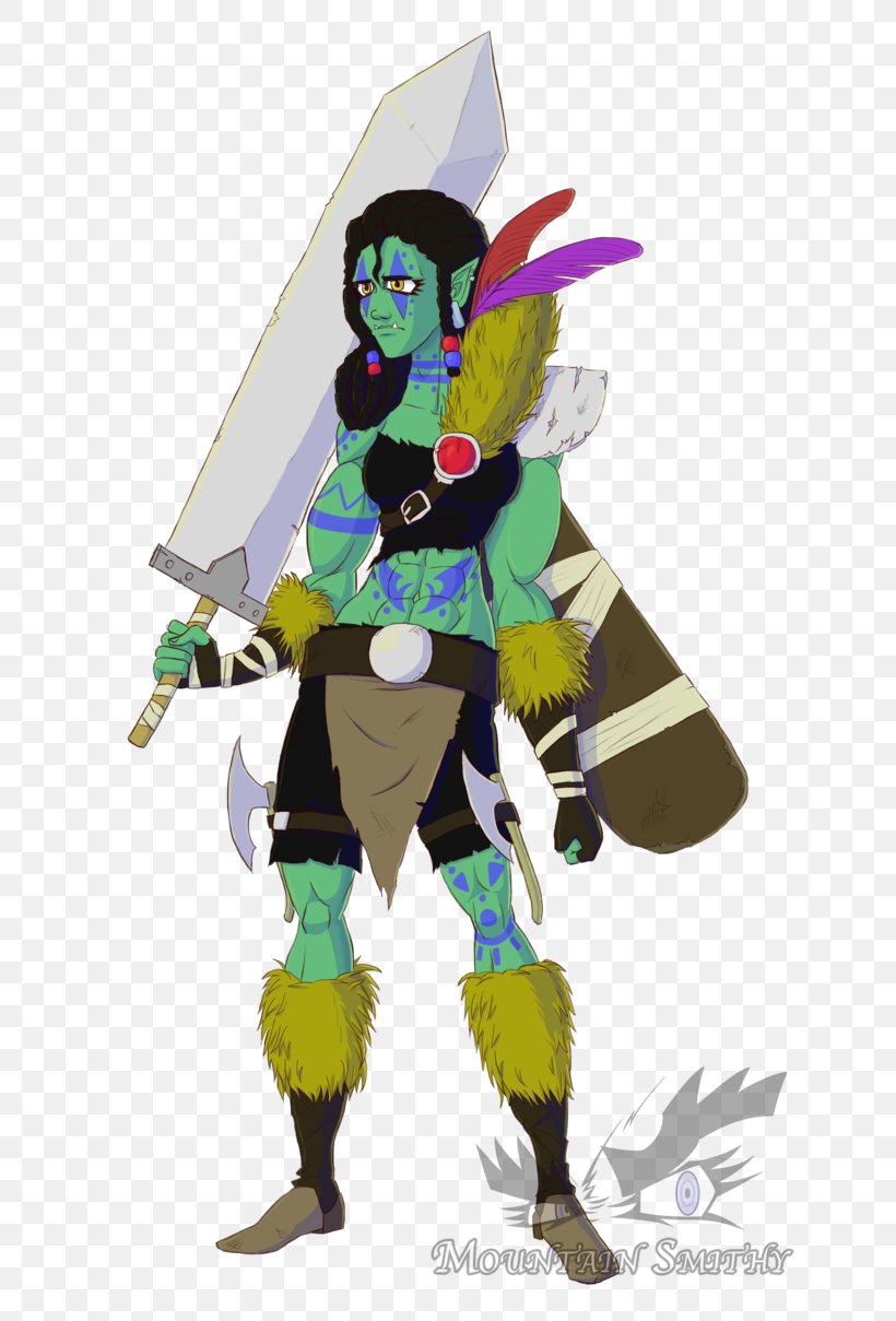 Dungeons & Dragons Half-orc Barbarian, PNG, 660x1209px, Dungeons Dragons, Art, Barbarian, Costume, Costume Design Download Free