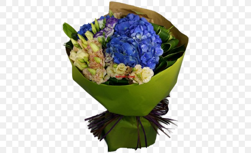 Rose Flower Bouquet Cut Flowers Hydrangea, PNG, 500x500px, Rose, Blue, Botany, Cornales, Cut Flowers Download Free