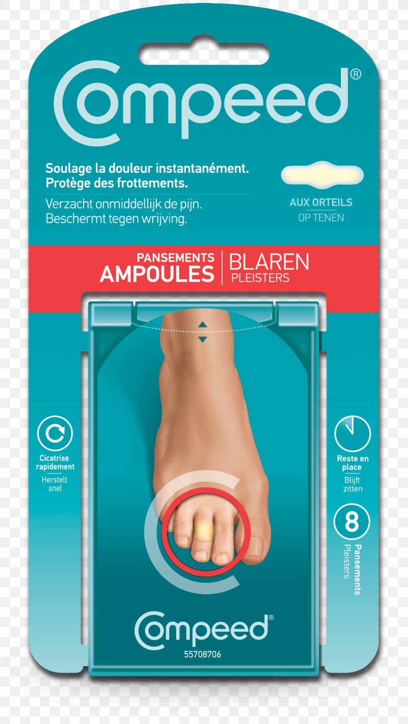Adhesive Bandage Compeed Blister Toe Foot, PNG, 1100x1953px, Adhesive Bandage, Blister, Bone, Brand, Bunion Download Free