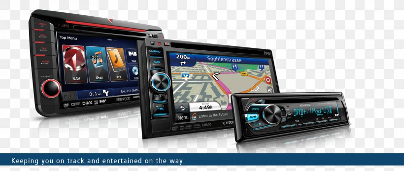 Car GPS Navigation Systems Vehicle Audio Kenwood Corporation Automotive Navigation System, PNG, 1960x830px, Car, Audio, Automotive Electronics, Automotive Navigation System, Brand Download Free