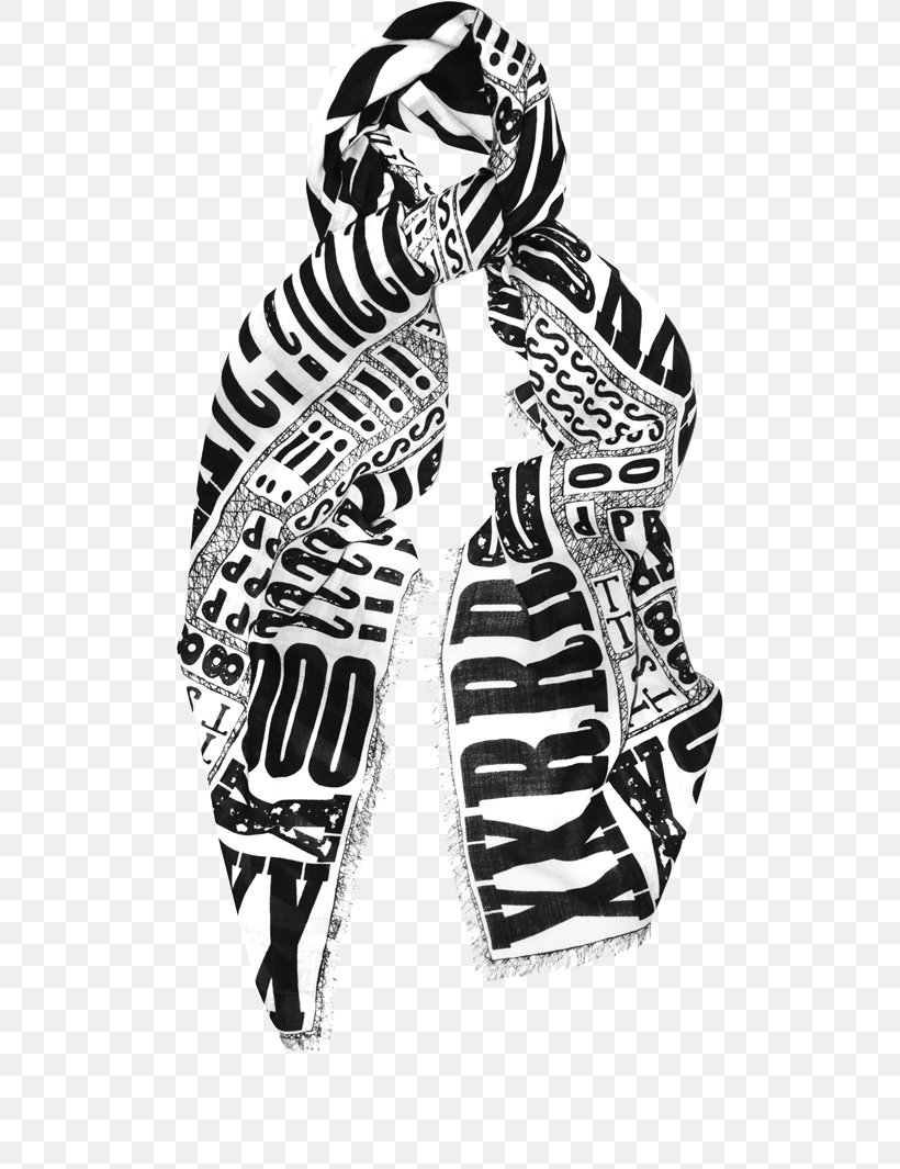 Scarf Horse Neck Mammal Font, PNG, 548x1065px, Scarf, Black, Black And White, Clothing, Costume Design Download Free
