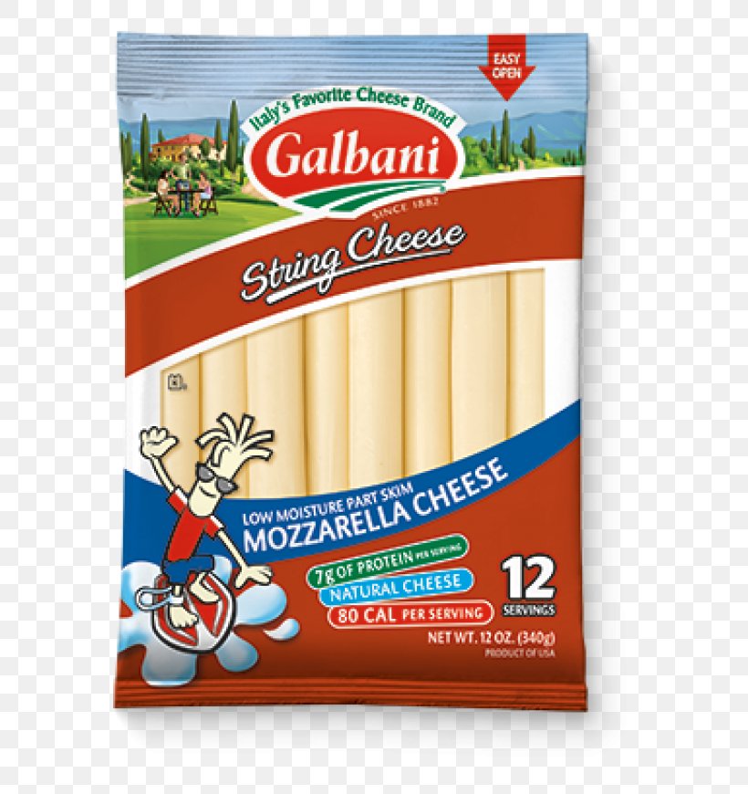 String Cheese Mozzarella Sticks Galbani, PNG, 640x870px, String Cheese, Brand, Cheese, Colbyjack, Convenience Food Download Free