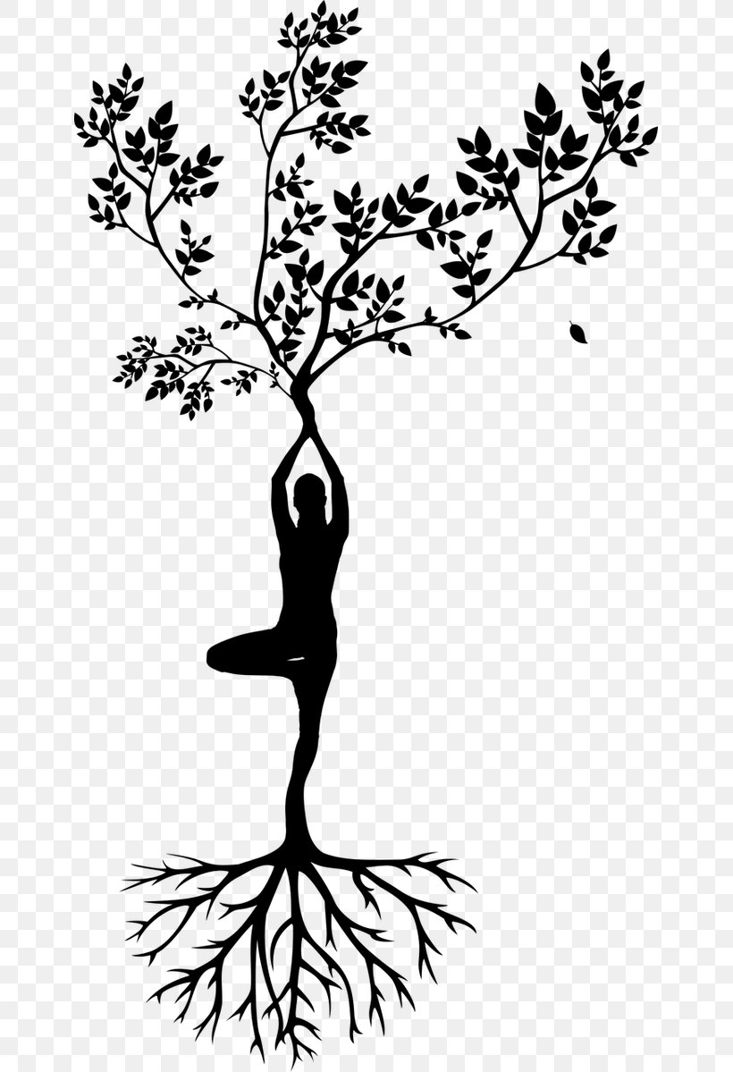 Woman Tree Image Meditation, PNG, 653x1199px, Woman, Blackandwhite, Botany, Branch, Drawing Download Free