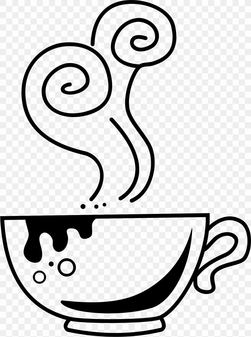 Coffee Cup Drawing Line Art, PNG, 1690x2275px, Coffee, Area, Art, Artwork, Black Download Free