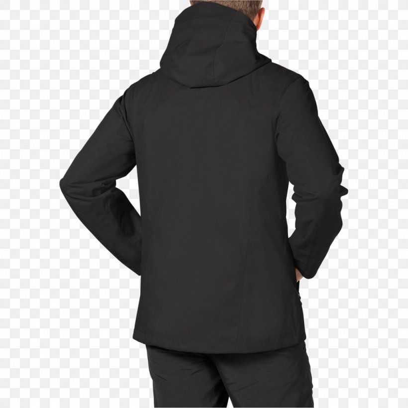 Hoodie Jacket Amazon.com Raincoat, PNG, 1024x1024px, Hood, Amazoncom, Black, Coat, Goretex Download Free