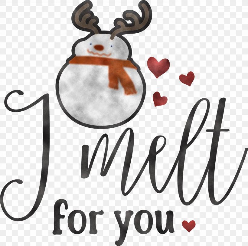 I Melt For You Snowman, PNG, 3000x2976px, I Melt For You, Biology, Character, Deer, Logo Download Free