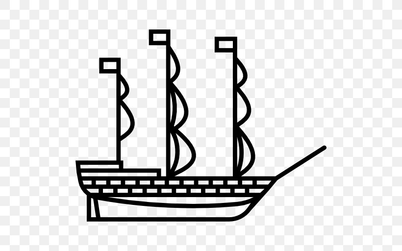 Old Ships, PNG, 512x512px, Ship, Black, Black And White, Brand, Line Art Download Free